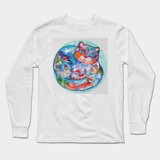 Christmas cat Long Sleeve T-Shirt